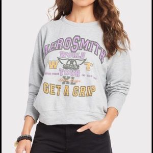 Anthropologie letluv Aerosmith sweatshirt